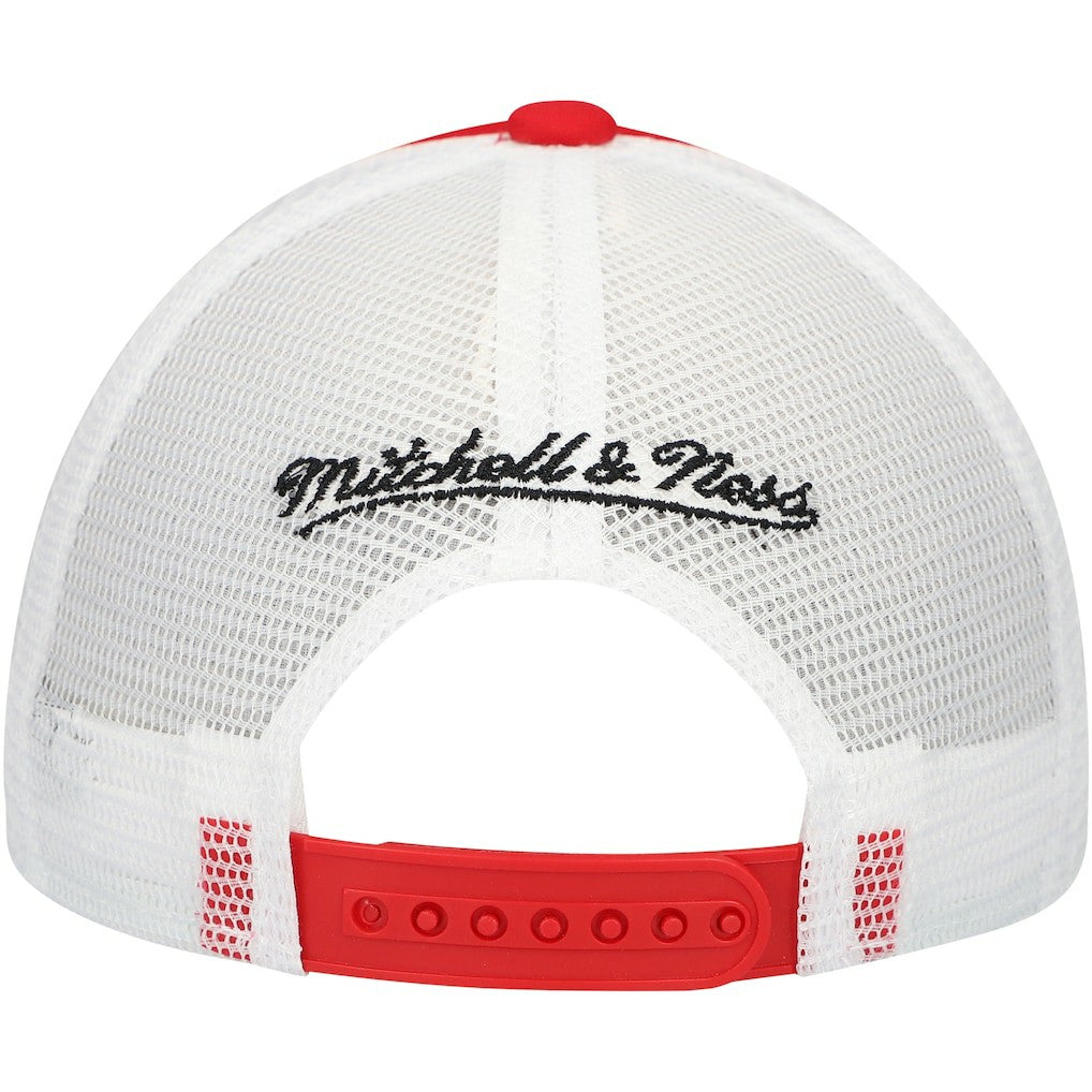 San Francisco 49ers Youth Stripe Trucker Adjustable Hat - Scarlet Hats