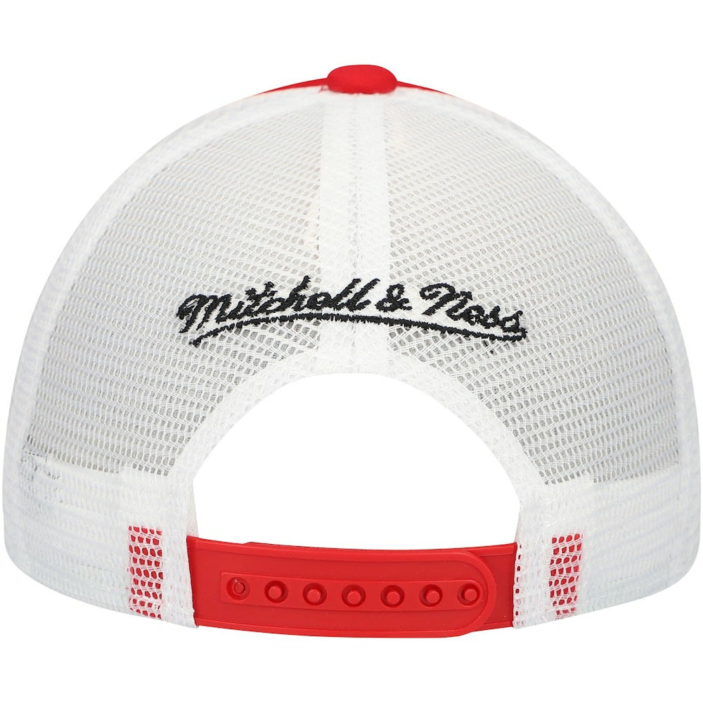 San Francisco 49ers Youth Stripe Trucker Adjustable Hat - Scarlet Hats