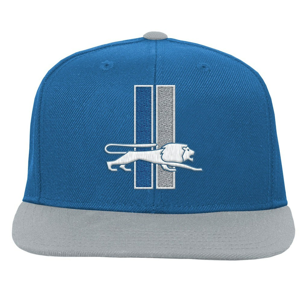 Detroit Lions Youth Team Two-Tone Snapback Hat - Blue Hats