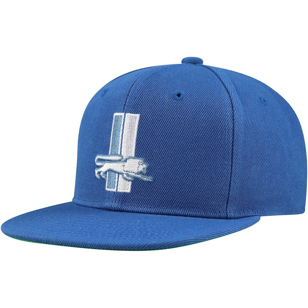 Detroit Lions Youth Gridiron Classics Ground Snapback Hat - Blue Hats