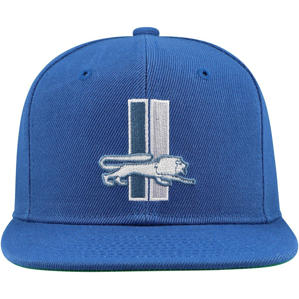 Detroit Lions Youth Gridiron Classics Ground Snapback Hat - Blue Hats