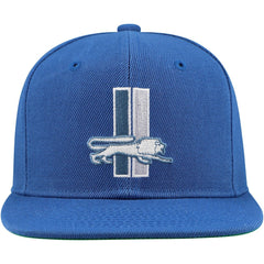 Detroit Lions Youth Gridiron Classics Ground Snapback Hat - Blue Hats