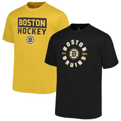 Boston Bruins Fanatics Big & Tall 2-Pack T-Shirt Set | US 201173195