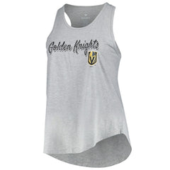 Vegas Golden Knights Fanatics Women's Plus Size Racerback Tank Top - Heather Gray | US 201173338