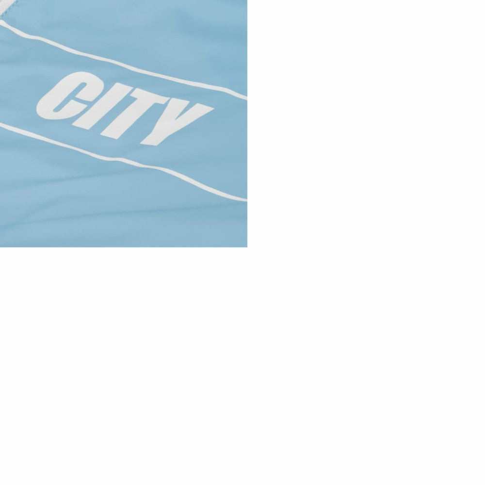 Manchester City Home Match Hoodie Full-Zip Windbreaker Jacket Light Blue