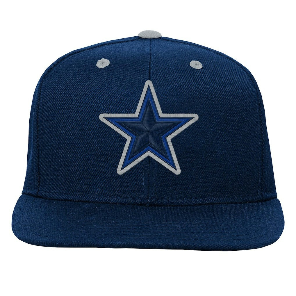 Dallas Cowboys Youth Team Color Pop Snapback Hat - Navy Hats