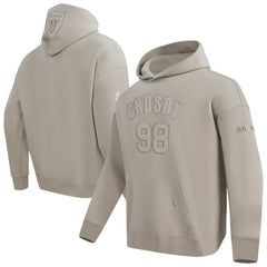 Maxx Crosby Las Vegas Raiders Pro Standard Player Name & Number Pullover Hoodie - Tan Hoodies