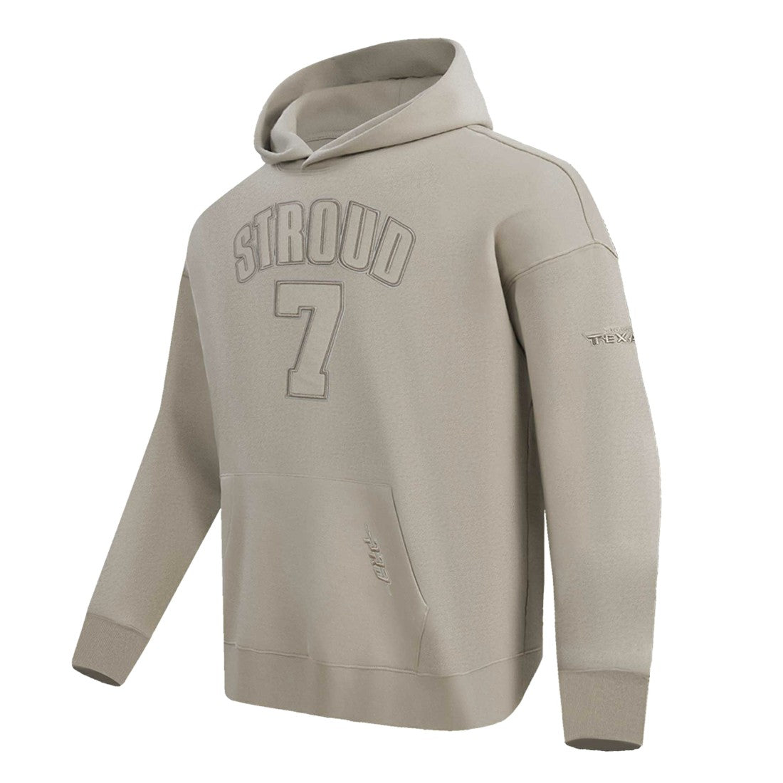 C.J. Stroud Houston Texans Pro Standard Player Name & Number Pullover Hoodie - Tan Hoodies