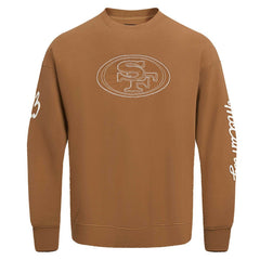 Christian McCaffrey San Francisco 49ers Pro Standard Pullover Crewneck Sweatshirt - Brown Pullover