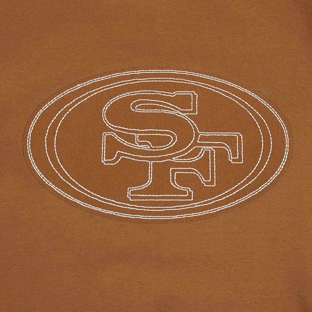 Christian McCaffrey San Francisco 49ers Pro Standard Pullover Crewneck Sweatshirt - Brown Pullover