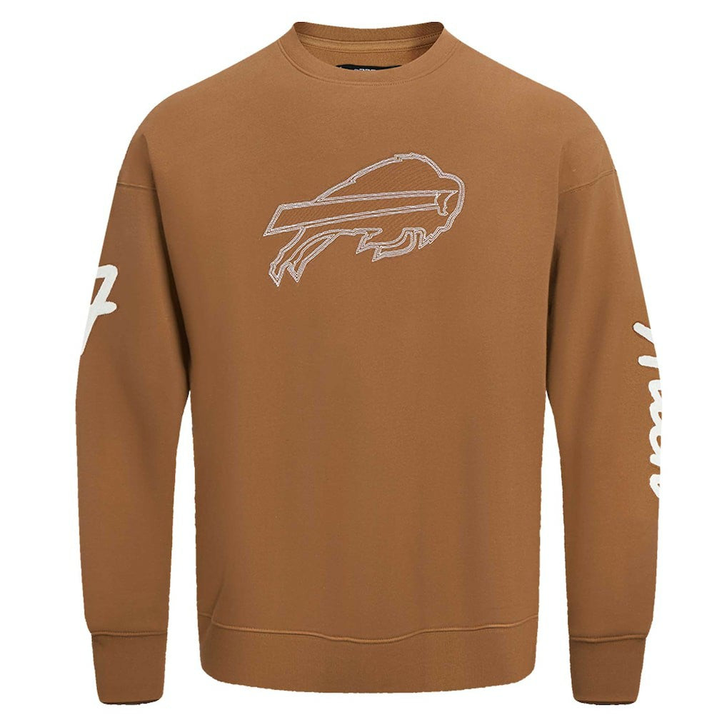 Josh Allen Buffalo Bills Pro Standard Pullover Crewneck Sweatshirt - Brown Pullover