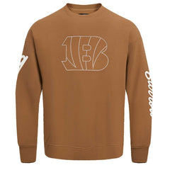 Joe Burrow Cincinnati Bengals Pro Standard Pullover Crewneck Sweatshirt - Brown Pullover