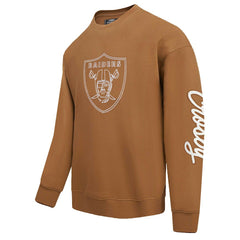 Maxx Crosby Las Vegas Raiders Pro Standard Pullover Crewneck Sweatshirt - Brown Pullover