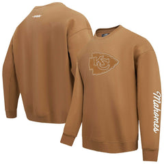 Patrick Mahomes Kansas City Chiefs Pro Standard Pullover Crewneck Sweatshirt - Brown Pullover