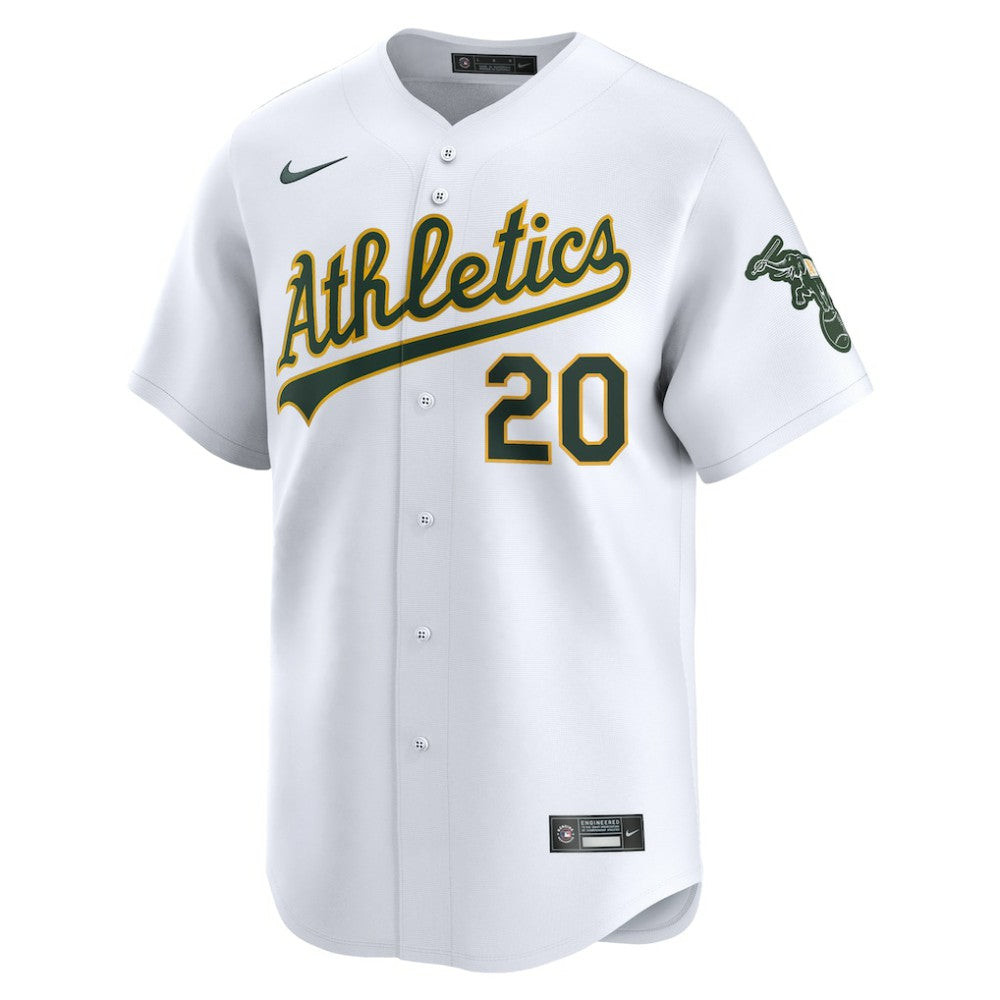 Zack Gelof Athletics Nike Home Limited Player Jersey - White Jerseys