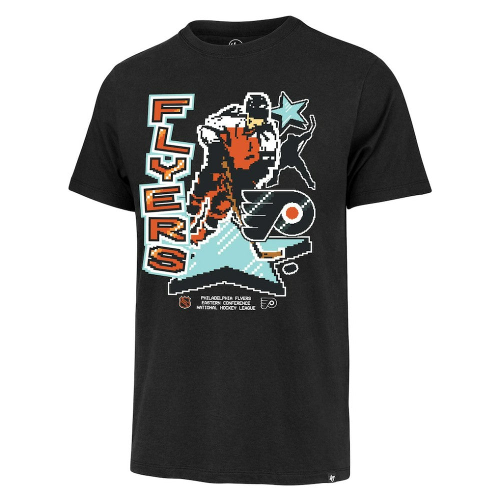 Philadelphia Flyers '47 Lamp Lighter Franklin T-Shirt - Black | US 201177478