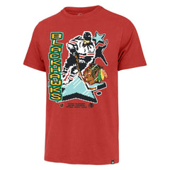 Chicago Blackhawks '47 Lamp Lighter Franklin T-Shirt - Red | US 201177486