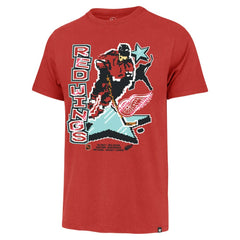 Detroit Red Wings '47 Lamp Lighter Franklin T-Shirt - Red | US 201177487