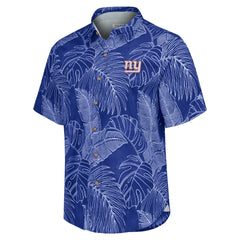 New York Giants Sport Vine Line Button-Down Shirt - Royal