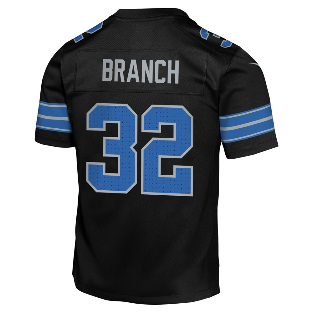 Brian Branch Detroit Lions Youth Game Jersey - Black Jerseys