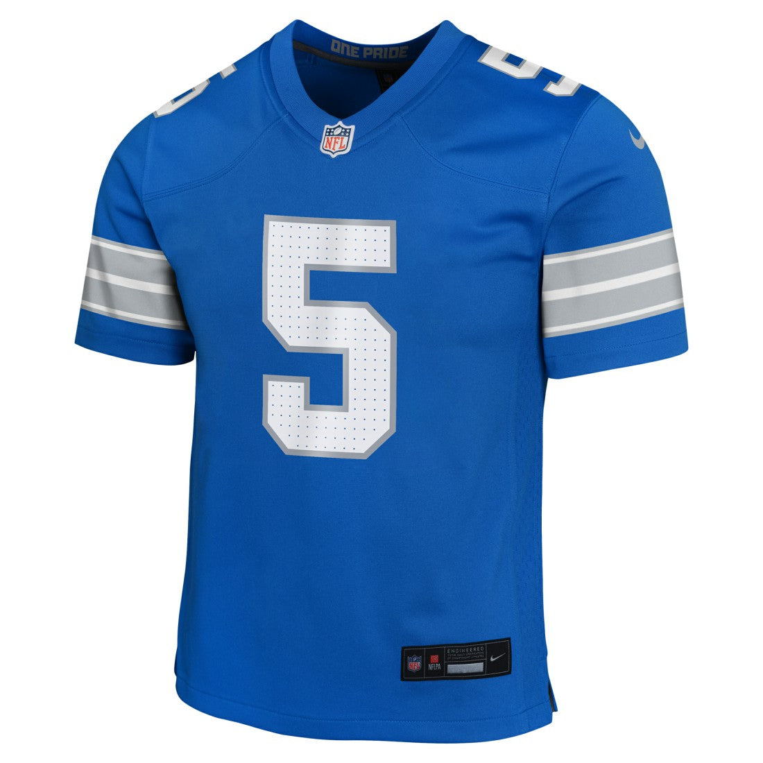 David Montgomery Detroit Lions Youth Game Jersey - Blue Jerseys