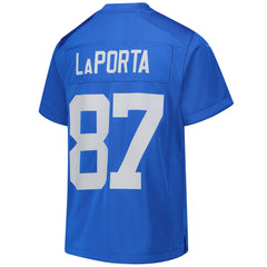 Sam LaPorta Detroit Lions Youth Game Jersey - Blue Jerseys