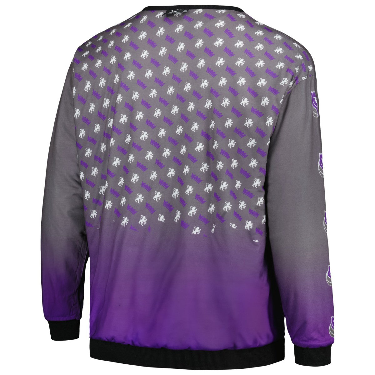 Sacramento Kings Stadium Essentials Unisex Full Capacity Reversible Pullover Sweatshirt Purple/Gray