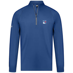 New York Rangers Levelwear Theory Insignia Core Quarter-Zip Pullover Top - Blue | US 201183093