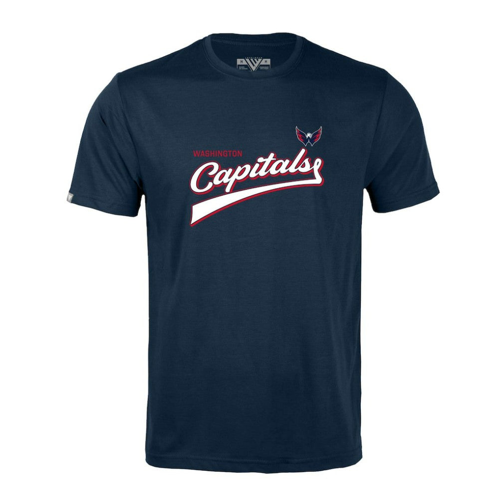 Washington Capitals Levelwear Richmond Retro Script T-Shirt - Navy | US 201183322