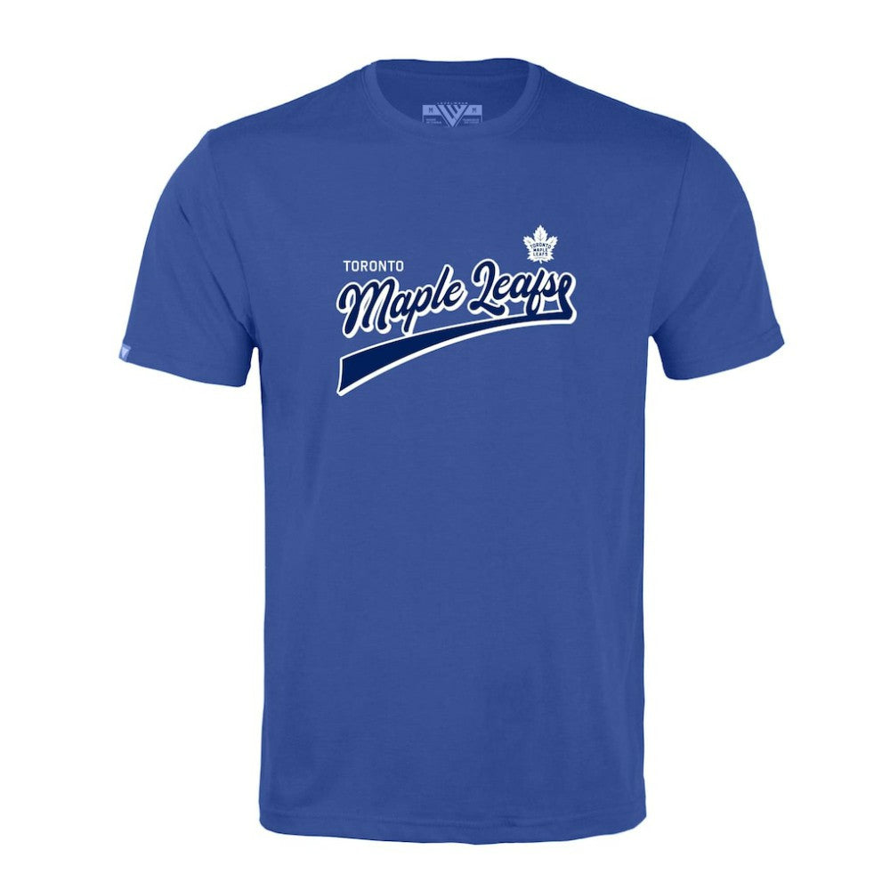Toronto Maple Leafs Levelwear Richmond Retro Script T-Shirt - Blue | US 201183336