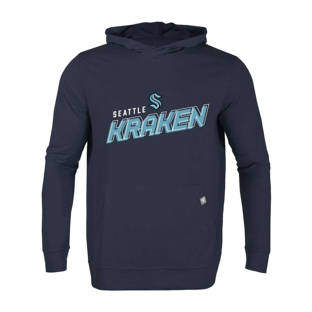 Seattle Kraken Levelwear Relay Premier 2.0 Pullover Hoodie - Deep Sea Blue | US 201183343