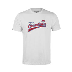 Montreal Canadiens Levelwear Youth Little Richmond Retro Script T-Shirt - White | US 201183384