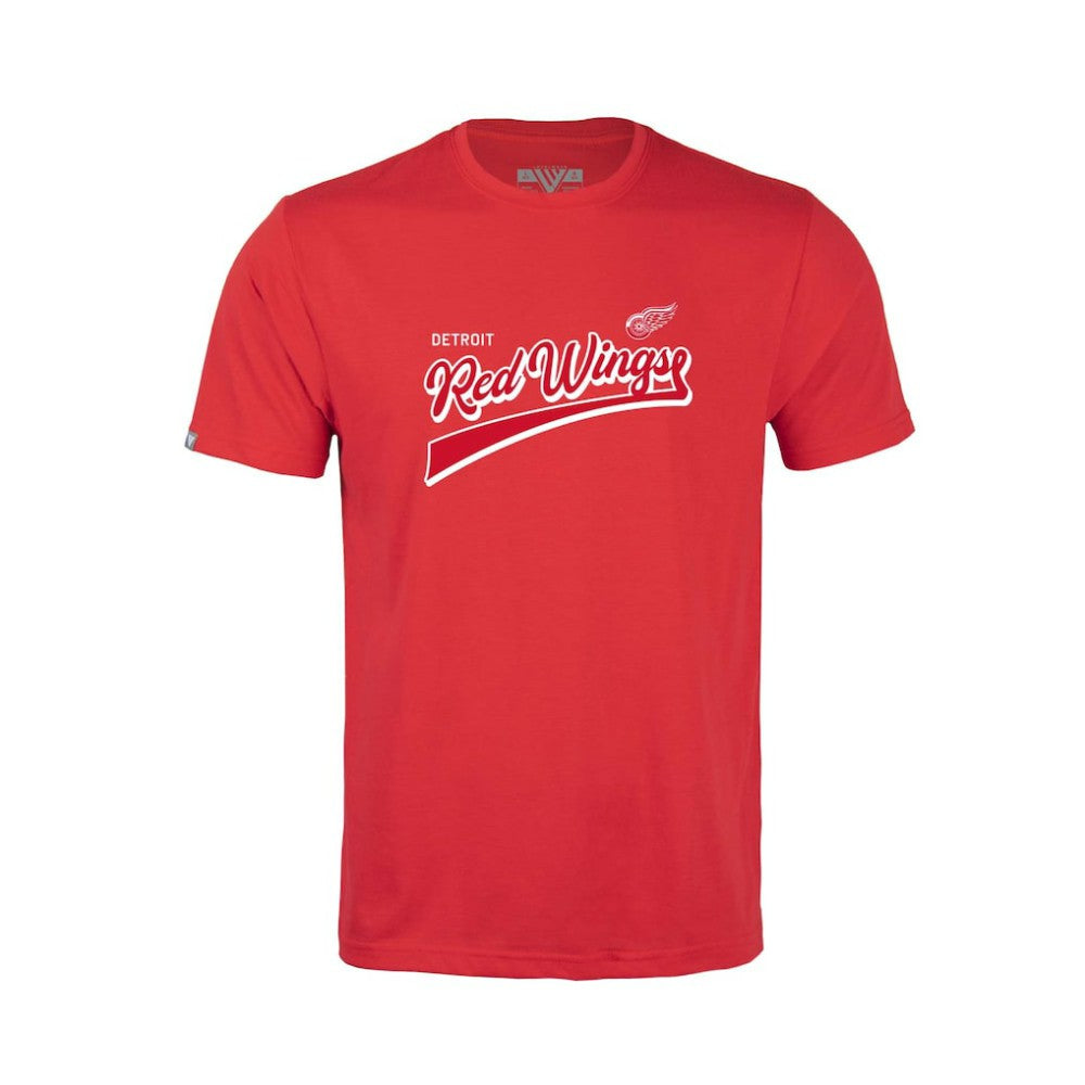 Detroit Red Wings Levelwear Youth Little Richmond Retro Script T-Shirt - Red | US 201183389