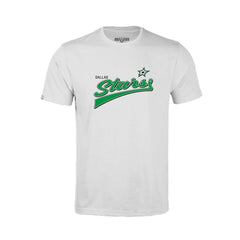 Dallas Stars Levelwear Youth Little Richmond Retro Script T-Shirt - White | US 201183425
