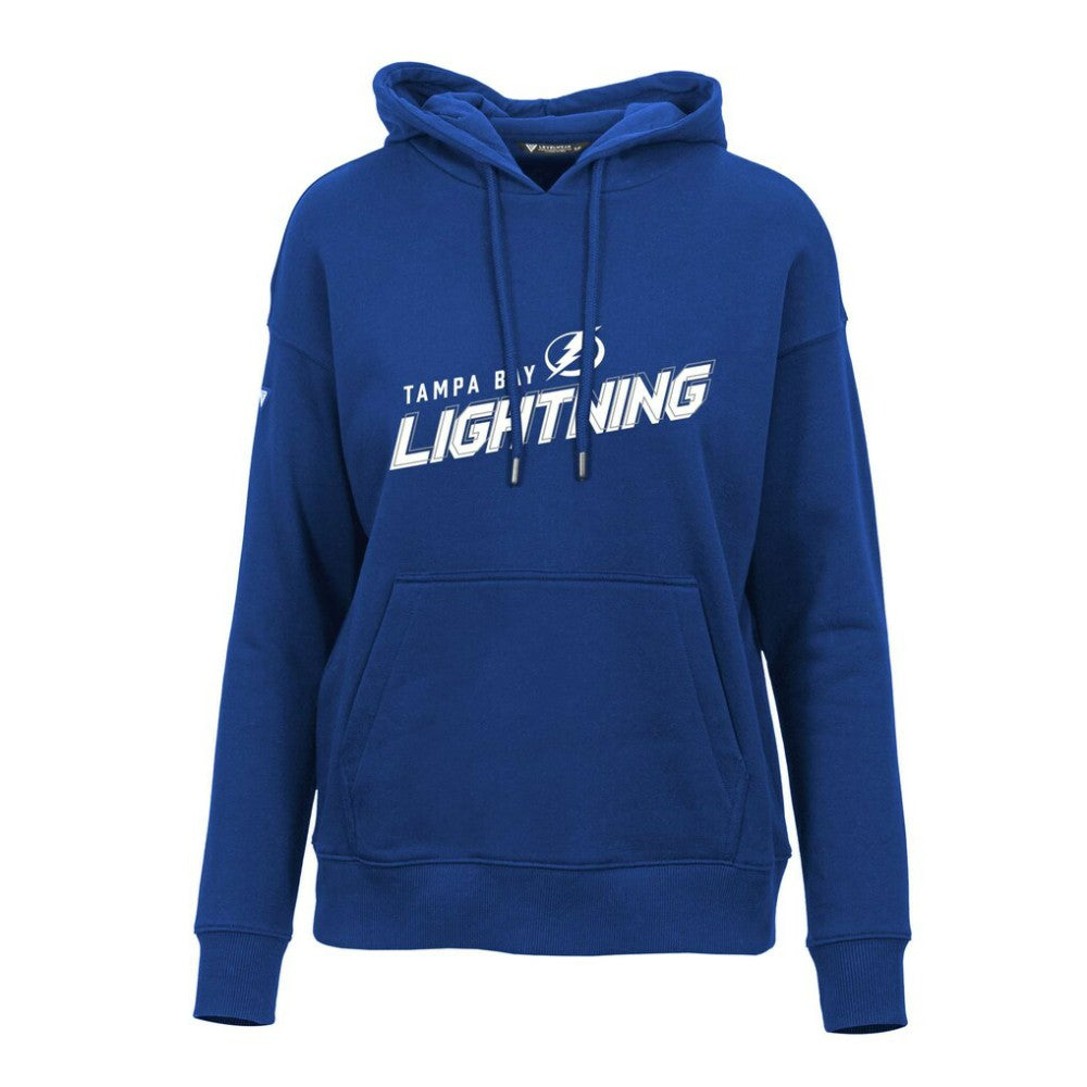 Tampa Bay Lightning Levelwear Women's Adorn Premier 2.0 Fleece Pullover Hoodie - Blue | US 201183480