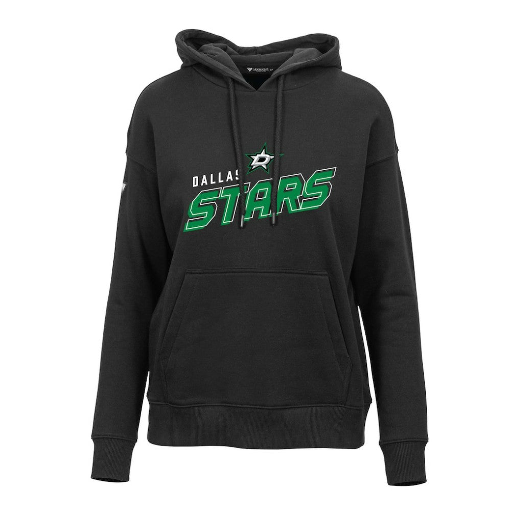 Dallas Stars Levelwear Women's Adorn Premier 2.0 Fleece Pullover Hoodie - Black | US 201183482