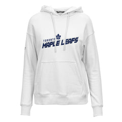 Toronto Maple Leafs Levelwear Women's Adorn Premier 2.0 Fleece Pullover Hoodie - White | US 201183492
