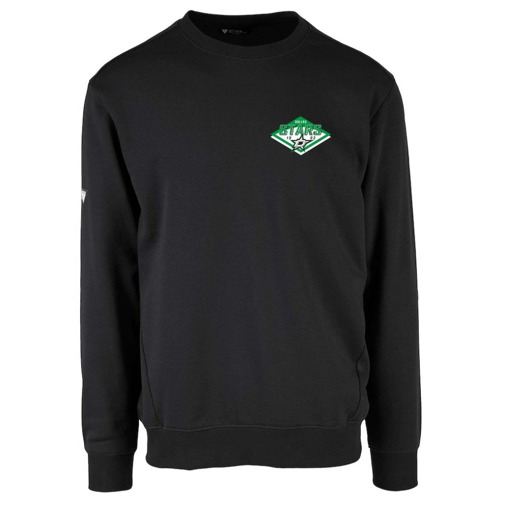 Dallas Stars Levelwear Zane Club Patch 2.0 Pullover Sweatshirt - Black | US 201183563