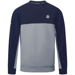 Winnipeg Jets Levelwear Legacy Insignia Core Sweatshirt - Navy/Gray | US 201183646