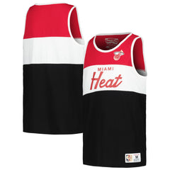 Miami Heat Youth Hardwood Classics Special Script Tank Top Red/Black - Mitchell & Ness