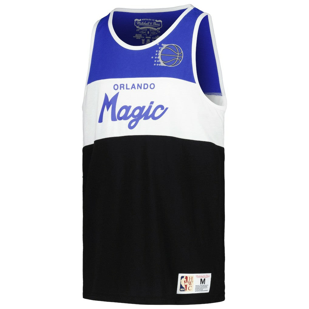 Orlando Magic Youth Hardwood Classics Special Script Tank Top Blue/Black - Mitchell & Ness