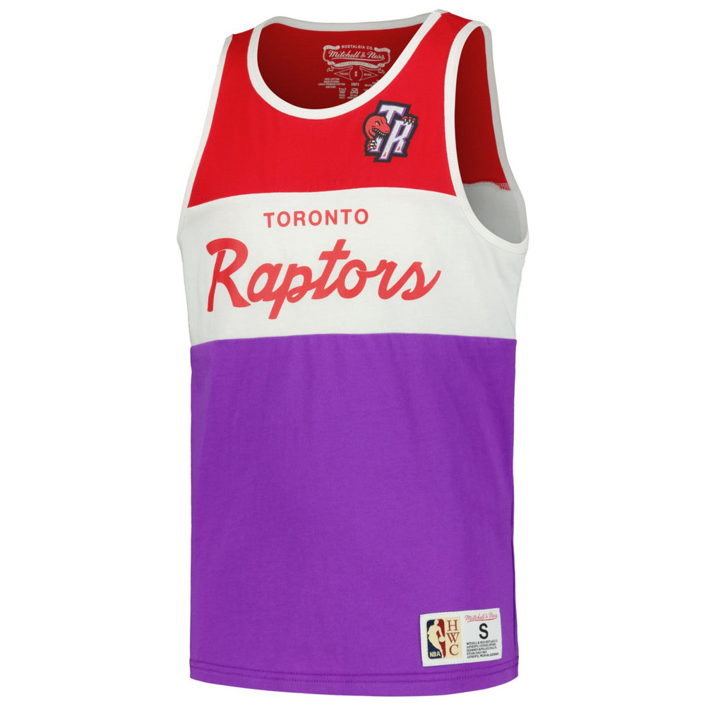 Toronto Raptors Youth Hardwood Classics Special Script Tank Top Purple - Mitchell & Ness