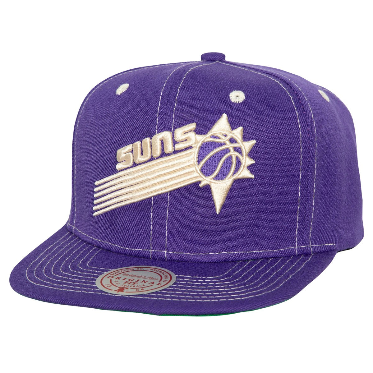 Phoenix Suns Energy Contrast Snapback Hat Purple - Mitchell & Ness