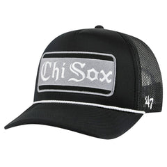 Chicago White Sox '47 Local Patch Foam Front Trucker Adjustable Hat - Black Hats