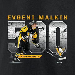 Evgeni Malkin Pittsburgh Penguins 500 Goals T-Shirt - Black | US 201184969