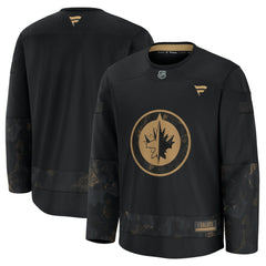 Winnipeg Jets Fanatics 2024 Military Appreciation Practice Jersey - Black | US 201189514