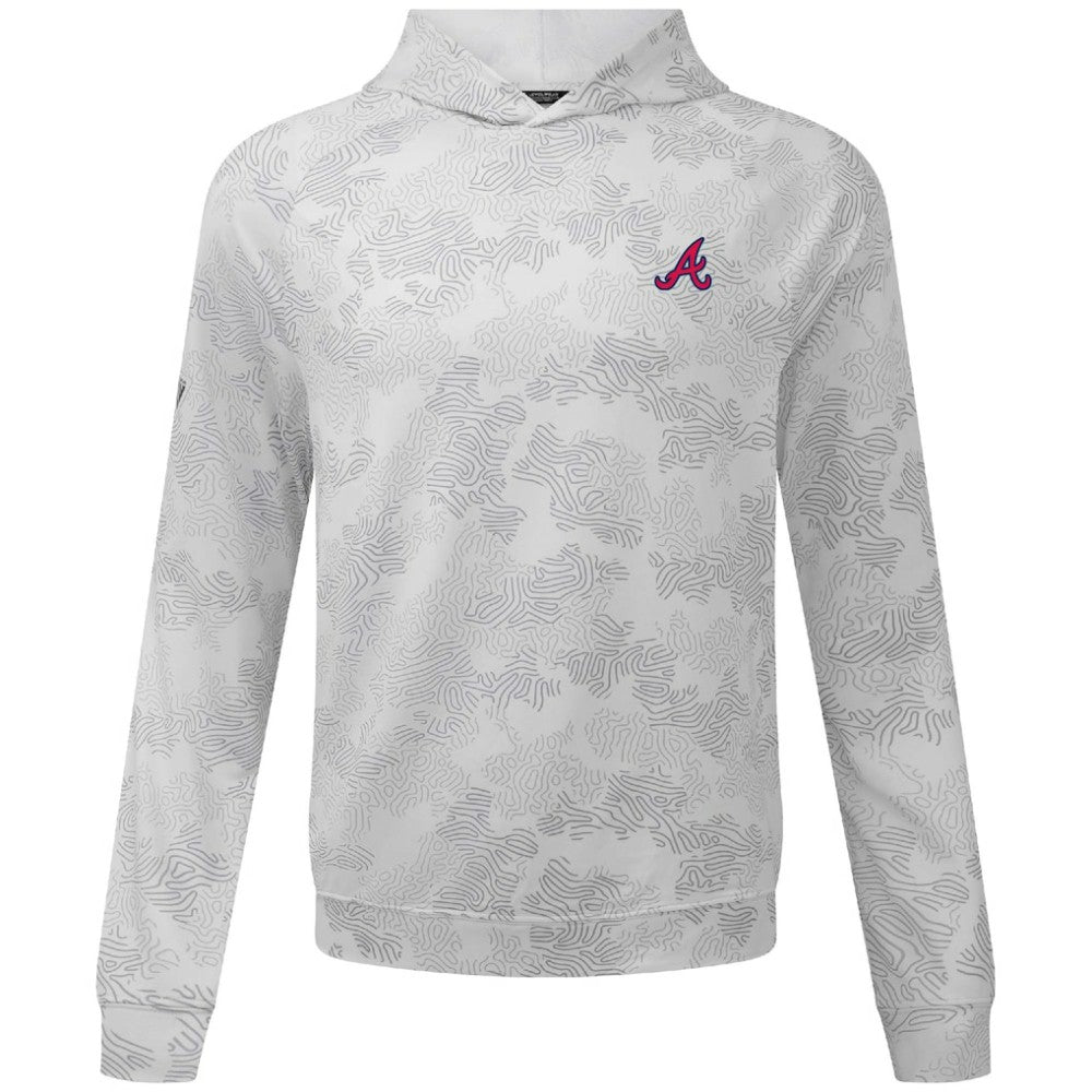 Atlanta Braves Levelwear Blender Insignia Hoodie - White Hoodies