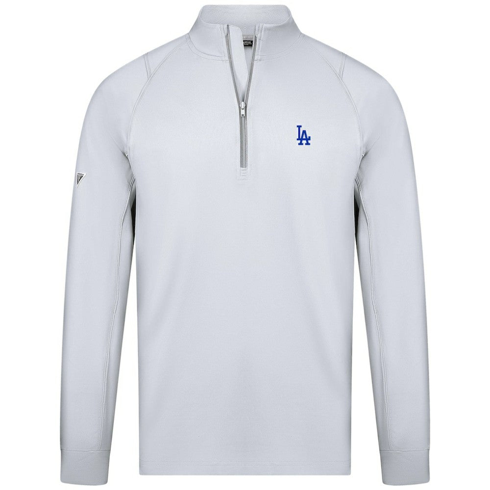 Los Angeles Dodgers Levelwear Theory Insignia Quarter-Zip Pullover - White Pullover