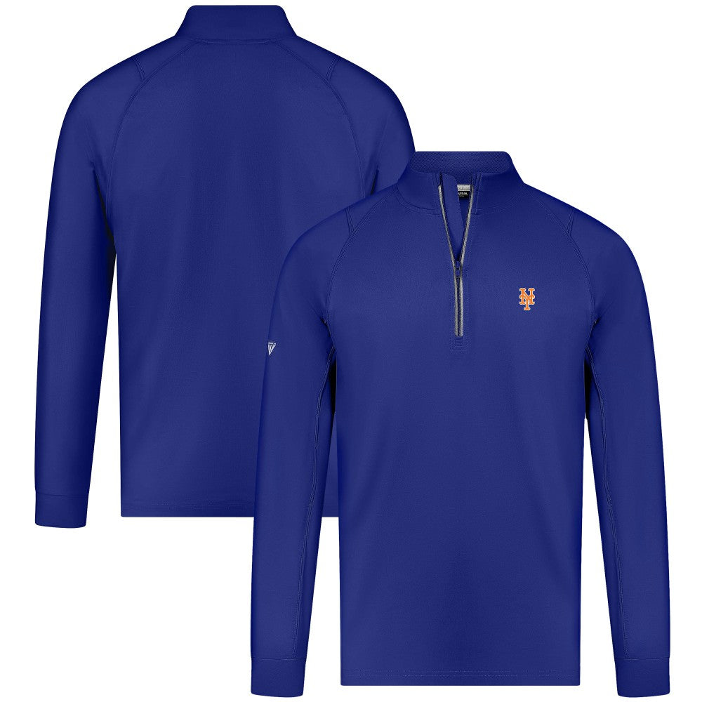 New York Mets Levelwear Theory Insignia Quarter-Zip Pullover - Royal Pullover