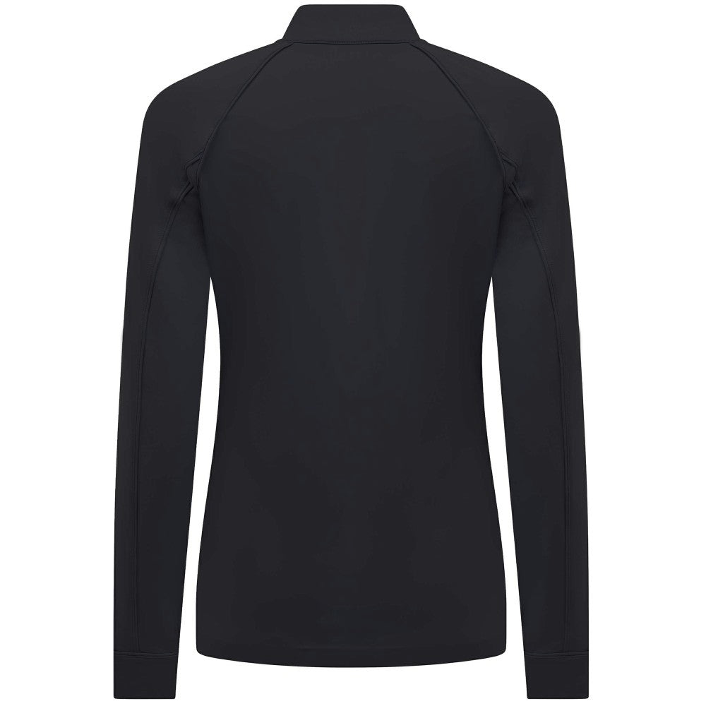 Miami Marlins Levelwear Women's Kinetic Insignia Quarter-Zip Pullover - Black Pullover